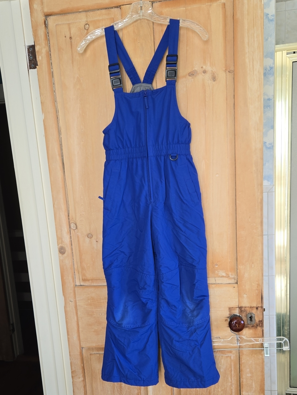 Lands' End Royal Blue Kids Insulated Snow Bib Ski Pants